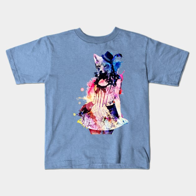 Foxy Lady Kids T-Shirt by orangpalsu